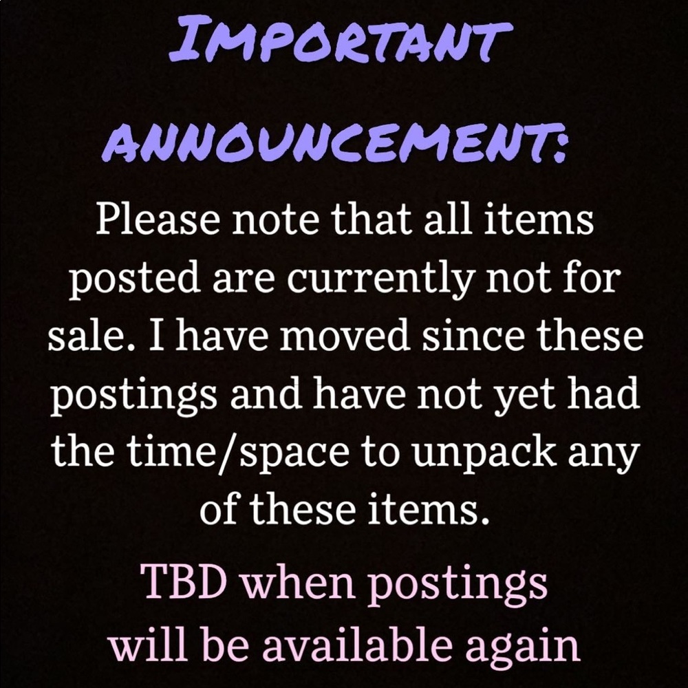 Announcements